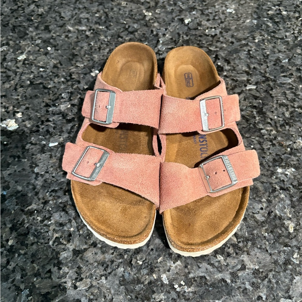 Birkenstock suede sandals